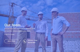 Meet Our Roofing Experts - Personal Website Template