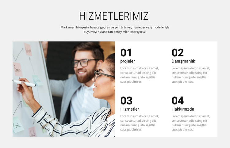 İş transferi HTML Şablonu