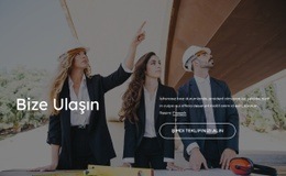 İnşaat Şirketi Için Bizimle Iletişime Geçin Bloğu - Özel Web Sitesi Tasarımı