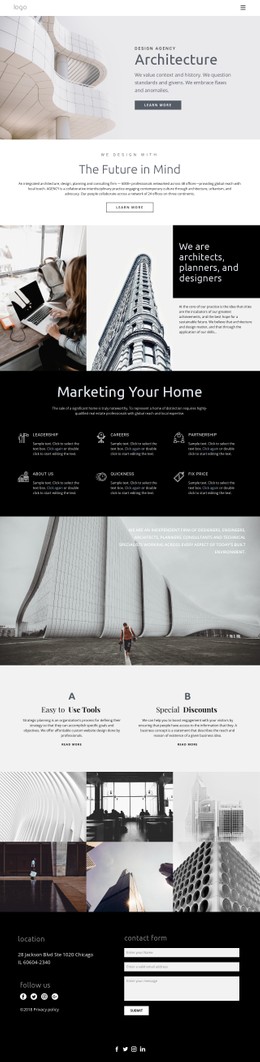 960 Architecture & Building CSS Templates | Nicepage