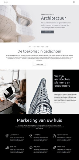 Kwaliteitswoningen Bouwen - Professioneel Websitemodel