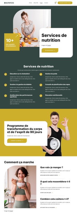 Services De Nutrition