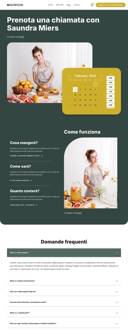 Consulenze nutrizionali Temi WordPress