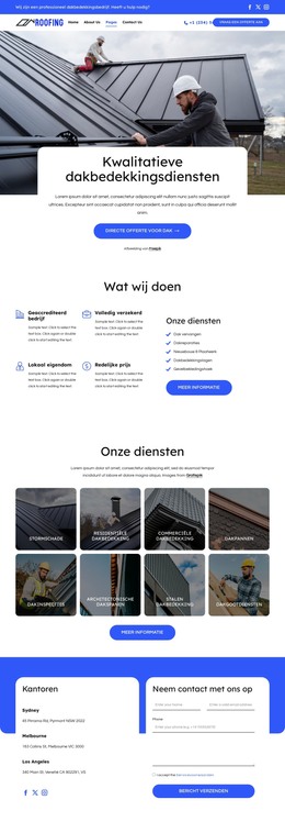 Betrouwbare Dakoplossingen