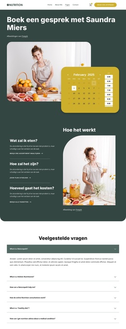 Voedingsconsulten - WordPress-Thema