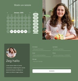 Ontvang Gepersonaliseerde Voedingscoaching - Mockup-Inspiratie