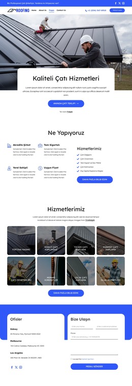 Güvenilir Çatı Çözümleri - HTML5 Şablonu