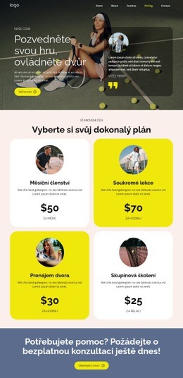 Zvyšte Svou Hru - Responzivní HTML Šablona