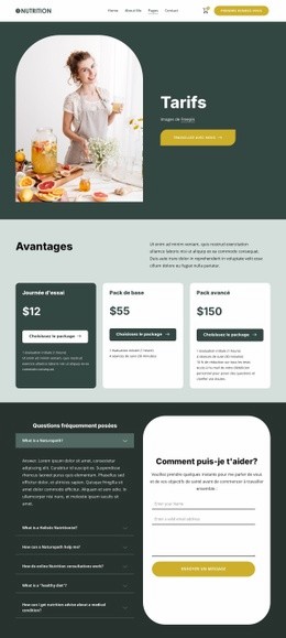 Liste De Prix De La Nutrition #Website-Mockup-Fr-Seo-One-Item-Suffix