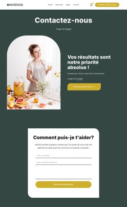 Votre parcours de bien-être commence ici Modèles CSS