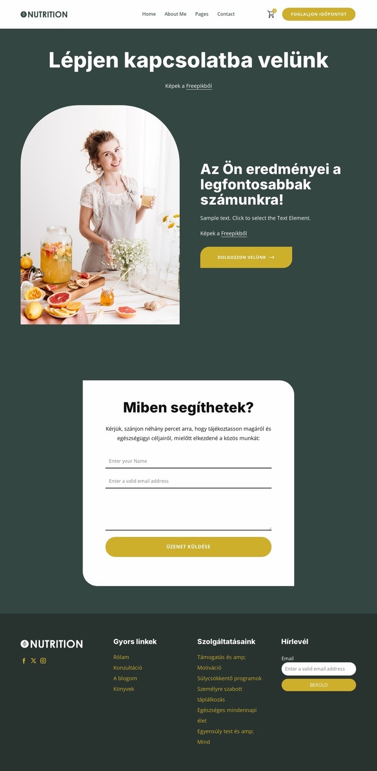 Wellness utazása itt kezdődik Weboldal tervezés
