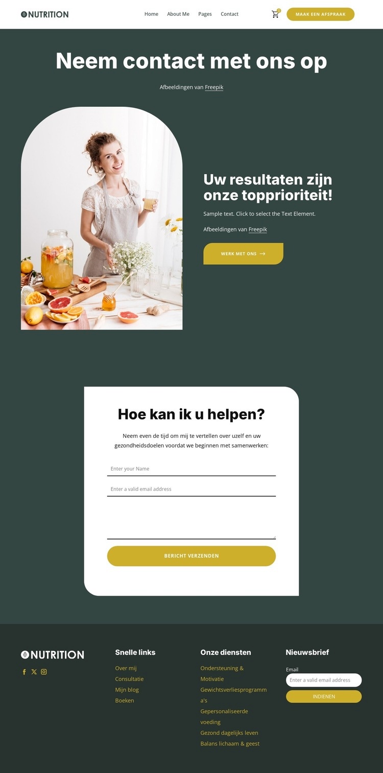 Uw wellnessreis begint hier Sjabloon