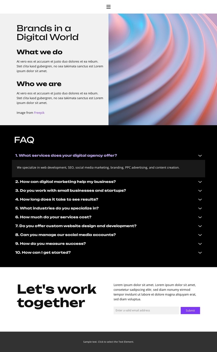 Digital marketing increases HTML5 Template