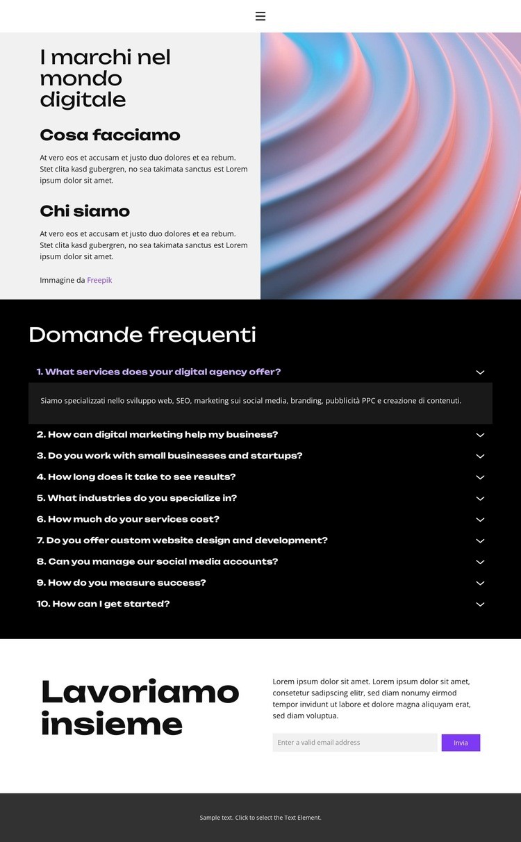 Il marketing digitale aumenta Progettazione di siti web