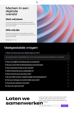 Digitale Marketing Neemt Toe - Gratis Websitesjabloon