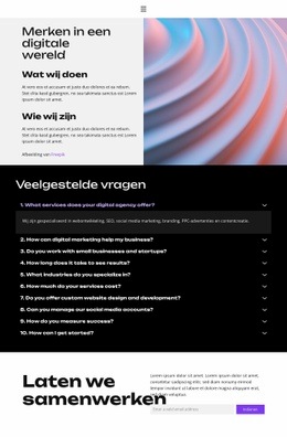 Digitale Marketing Neemt Toe - Websitesjabloon Voor Één Pagina