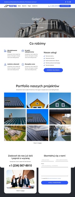 Portfolio I Projekty Pokryć Dachowych