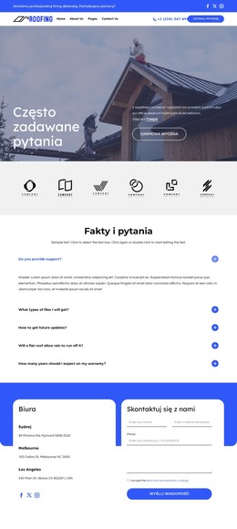 Dachy Przemysłowe I Komercyjne - Szablon E-Commerce