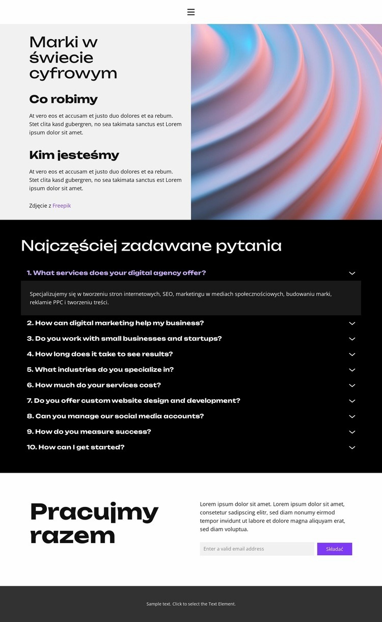 Marketing cyfrowy wzrasta Szablon