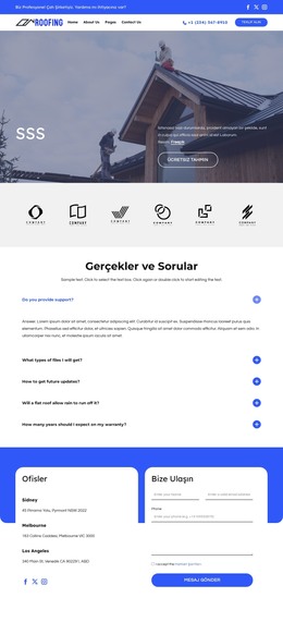 Ticari Endüstriyel Çatı Kaplama - E-Ticaret Şablonu
