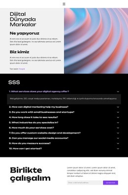 Dijital Pazarlama Artıyor - Online HTML Page Builder