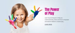 The Power Of Play HTML5 Template