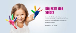 Die Kraft Des Spiels HTML5-Vorlage