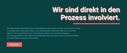 Überschrift, Zeile, Text Und Schaltfläche - Persönliche Website-Vorlage