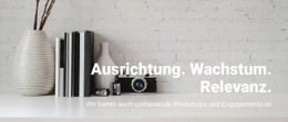 Minimalismus In Allem - Premium-Website-Vorlage Für Unternehmen