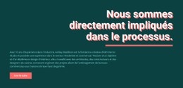 Mise En Page CSS Gratuite Pour En-Tête, Ligne, Texte Et Bouton