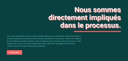 Modèle De Page De Destination Pour En-Tête, Ligne, Texte Et Bouton