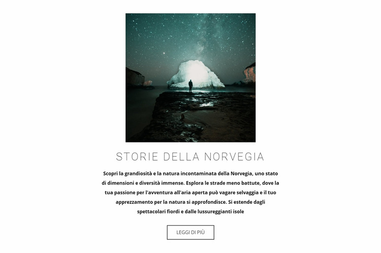Visita la Norvegia Modello Joomla