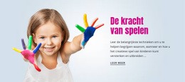 De Kracht Van Spelen - Eenvoudig Website-Ontwerp