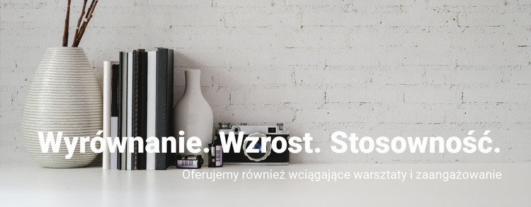 Minimalizm we wszystkim Kreator witryn internetowych HTML