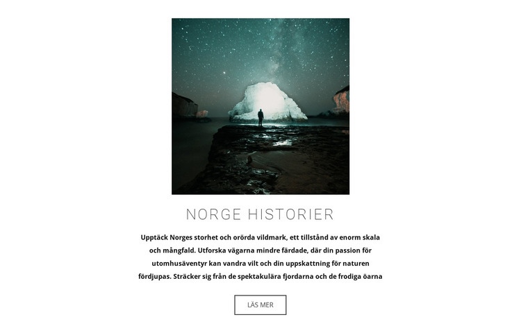 Besök Norge HTML-mall
