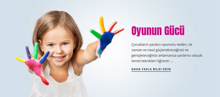 Oyunun gücü HTML5 Şablonu