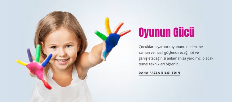 Oyunun gücü Web Sitesi Oluşturucu Şablonları