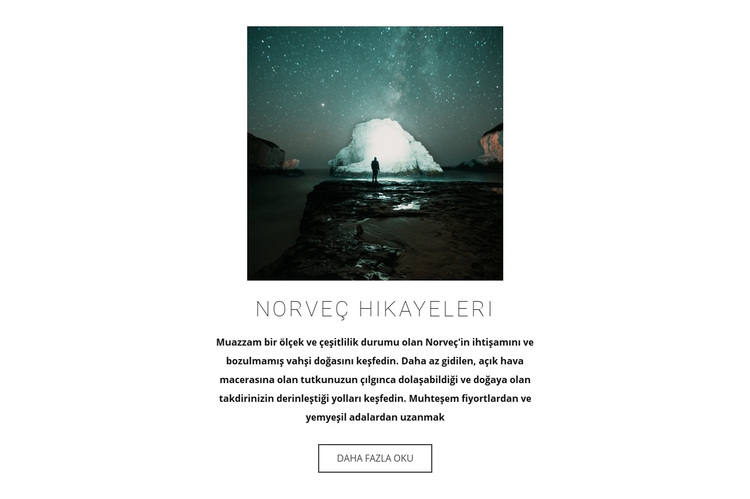 Norveç'i ziyaret edin WordPress Teması