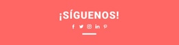 Cree Su Propio Sitio Web Para Encuéntrenos En Las Redes Sociales