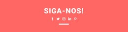 Encontre-Nos Nas Redes Sociais - Landing Page Profissional Personalizável