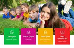 Yaşa Ve Çalış Için CSS Şablonu