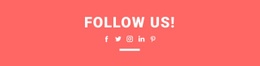 Find Us On Social Media - HTML Template Download