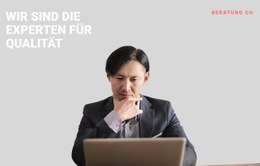 Site-Design Für Business Professional Experte