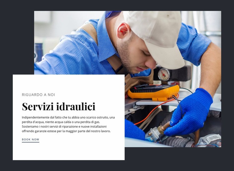 Ristrutturazione cucina da esperti idraulici Mockup del sito web