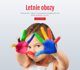 Edukacyjne Obozy Letnie - Darmowy Motyw WordPress