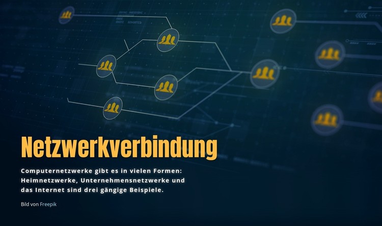 Netzwerkverbindung CSS-Vorlage