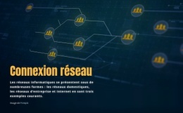 Connexion Réseau - Inspiration Pour Une Maquette De Site Web