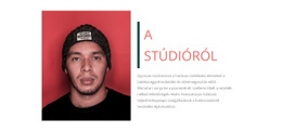A Zenei Stúdióról - Céloldal Sablon