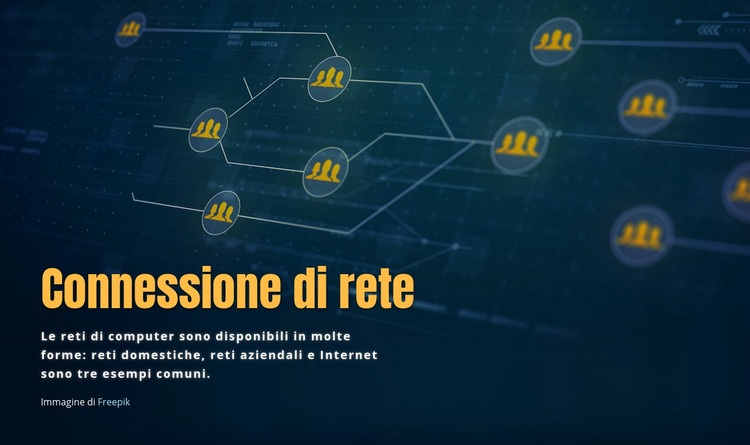 Connessione di rete Progettazione di siti web