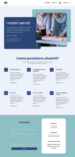 Offriamo Servizi Di Alto Livello - Mockup Di Sito Web Multiuso Creativo